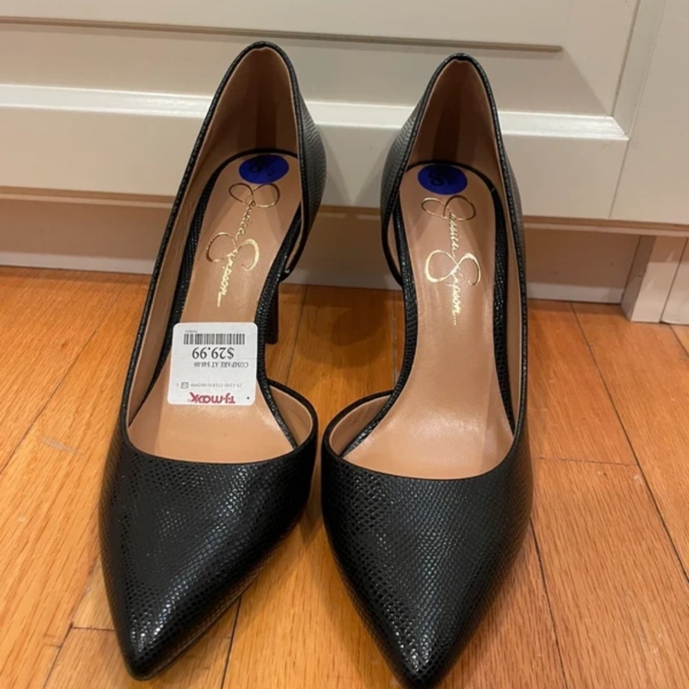 Jessica Simpson Elegant Black Heels
